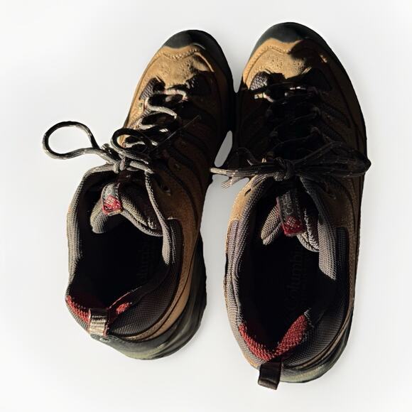 Columbia Sawtooth Hiking Boots Men’s 11.5 Brown Suede Mesh Trail Trekking Grip - Picture 7 of 11